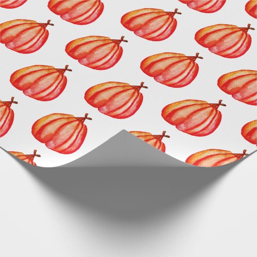 Herfst, pompoenen inpakpapier (Hoek)