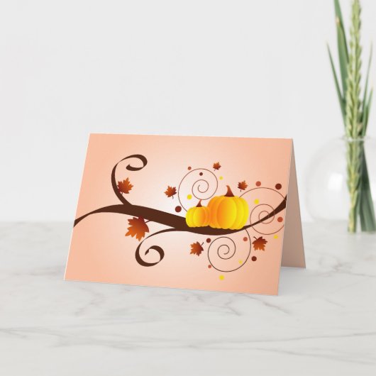 Herfst pompoenen - Kaart (Voorkant)