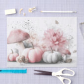 Herfst Pompoenen, Paddestoelen en Bloemen Herfst D Tissuepapier (Craft)