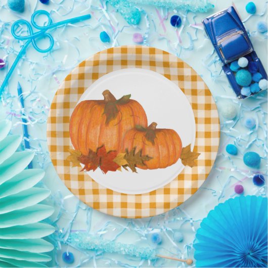 Herfst pompoenen papieren bordje (Feest)