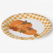 Herfst pompoenen papieren bordje (Gekanteld)