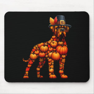 Herfst Pompoenen Pug Shape Cane Corso Schattigee v Muismat