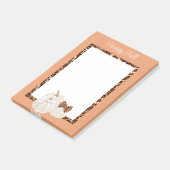 Herfst pompoenen Schattige Happy Herfst Post-it® Notes (Schuin)