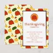 Herfst pompoenen: uitnodiging voor de Gepersonalis (Voorkant / Achterkant)