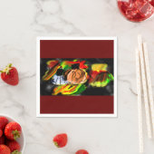 Herfst Pompoenen wit Servet (Insitu)