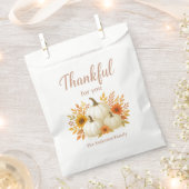 Herfst Pompoenen & Zonnebloemen | Elegante Thanksg Bedankzakje (Geknipt)