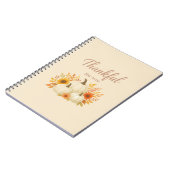 Herfst Pompoenen & Zonnebloemen | Elegante Thanksg Notitieboek (Linkerzijde)