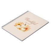 Herfst Pompoenen & Zonnebloemen | Elegante Thanksg Notitieboek (Linkerzijde)