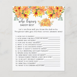 Herfst pompoenfloral die DADDY het beste kent