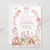 Herfst pompoenkoets Prinses Koninkrijksverjaardag Kaart (Voorkant)