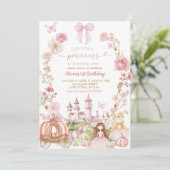 Herfst pompoenkoets Prinses Koninkrijksverjaardag Kaart (Staand voorkant)