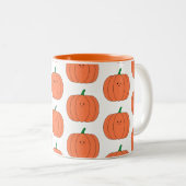 Herfst/pompoenMok Tweekleurige Koffiemok (Voorkant rechts)