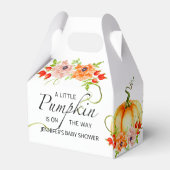 Herfst pompoenpapier voor fornuis bedankdoosjes (Achterkant)