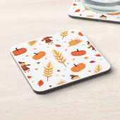 Herfst pompoenpatroon Herfst Onderzetters (Linkerzijde)