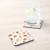 Herfst pompoenpatroon Herfst Onderzetters (Rechterzijde)