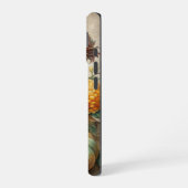  HERFST POMPOENSCENE MET BLOEMEN iPhone 16 HOESJE (Linkerkant)