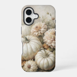  HERFST POMPOENSCENE MET BLOEMEN iPhone 16 HOESJE