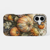 HERFST POMPOENSCENE MET BLOEMEN iPhone 16 HOESJE (Achterkant horizontaal)