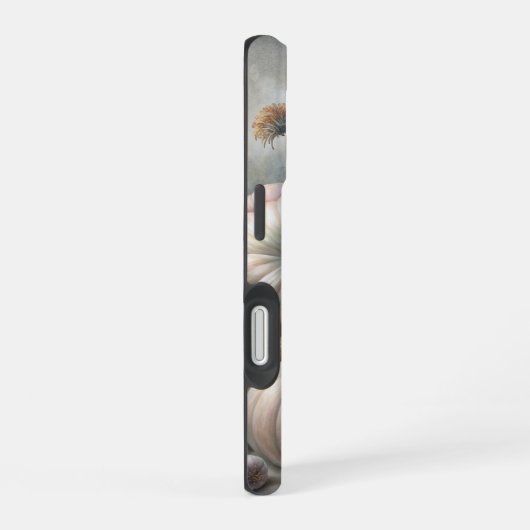 HERFST POMPOENSCENE MET BLOEMEN iPhone 16 HOESJE (Rechterkant)