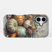 HERFST POMPOENSCENE MET BLOEMEN iPhone 16 HOESJE (Achterkant horizontaal)