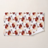 Herfst pompoenveld bad handdoek (Handdoek)