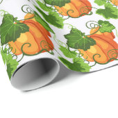 Herfst Pompoenveld Cadeaupapier (Rol Hoek)