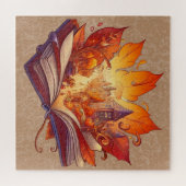 Herfst Pop Omhoog Boek Puzzel (Horizontaal)