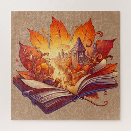 Herfst Pop Omhoog Boek Puzzel (Verticaal)