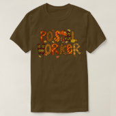Herfst Postal Worker Mail Worker Herfst T-shirt (Design voorkant)