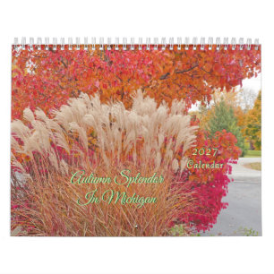 "HERFST PRAAL" 12 MAANDEN 2027 KALENDER