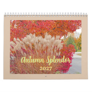 "HERFST PRAAL" 12 MAANDEN 2027 KALENDER