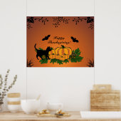 herfst, Prettig Thanksgiving ! Poster (Keuken)