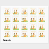 Herfst Prince en Fairy Princess Stickers (Vel)
