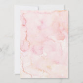 Herfst Princess op weg naar Baby shower Kaart (Achterkant)