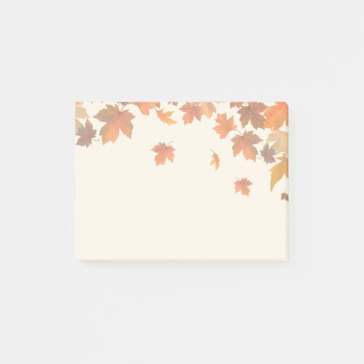 herfst Print Post Het Notitieblok Post-it® Notes (Voorkant)