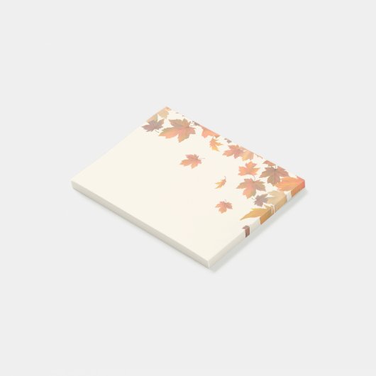 herfst Print Post Het Notitieblok Post-it® Notes (Schuin)