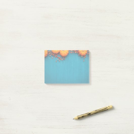 Herfst Print Post Het Notities Post-it® Notes (Op bureau)