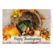 Herfst Producent Thanksgiving (Voorkant Horizontaal)