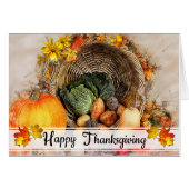 Herfst Producent Thanksgiving (Voorkant Horizontaal)