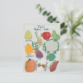 Herfst Productengids Briefkaart