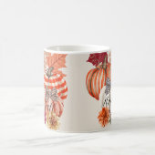 Herfst Pumkin Floral Koffiemok (Center)