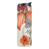 Herfst Pumkin Floral Thermosbeker (Gedraaid links)