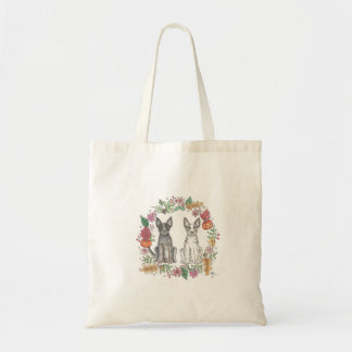 Herfst Pumpkin Australian Cattle Dog Heeler Tote Bag
