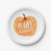 Herfst Pumpkin Autumn | Baby shower Papieren Bordje
