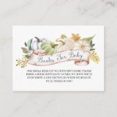 Herfst Pumpkin Autumn Books for Baby Enclosure Car Informatiekaartje (Voorkant)