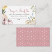 Herfst Pumpkin Autumn Diaper Raffle Enclosure Card Informatiekaartje (Voorkant / Achterkant)