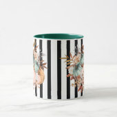 Herfst Pumpkin - Autumn Floral Coffee Mok (Midden)