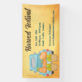 Herfst Pumpkin Autumn Harvest Festival Spandoek (Verticaal)