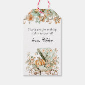 Herfst Pumpkin Baby Shower Bedankbrief Favor Cadeaulabel (Voorkant)