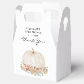 Herfst Pumpkin Baby shower Bedankdoosjes (Geopend)